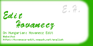 edit hovanecz business card